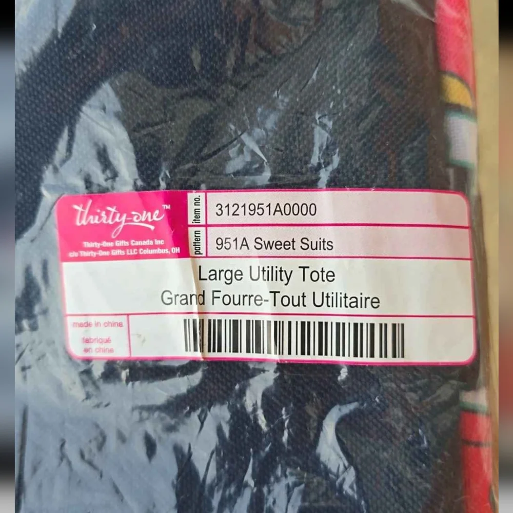 Thirty-One Large Utility Tote Bag - Picture 5 of 5